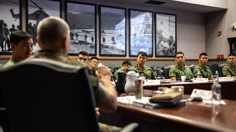 MARFORPAC - Singapore Army Staff Talks Day 1