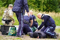 Role-player arrested