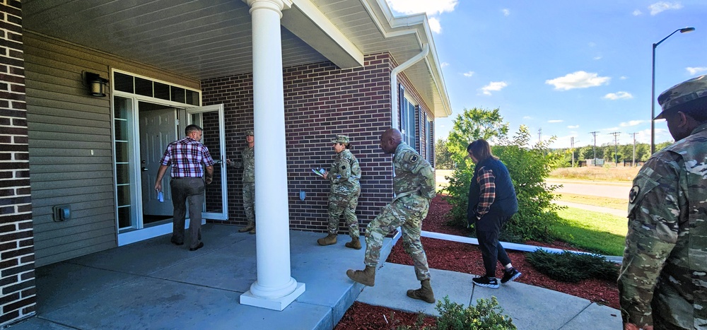 Fort McCoy holds September 2025 ‘walking town hall’ with installation housing residents