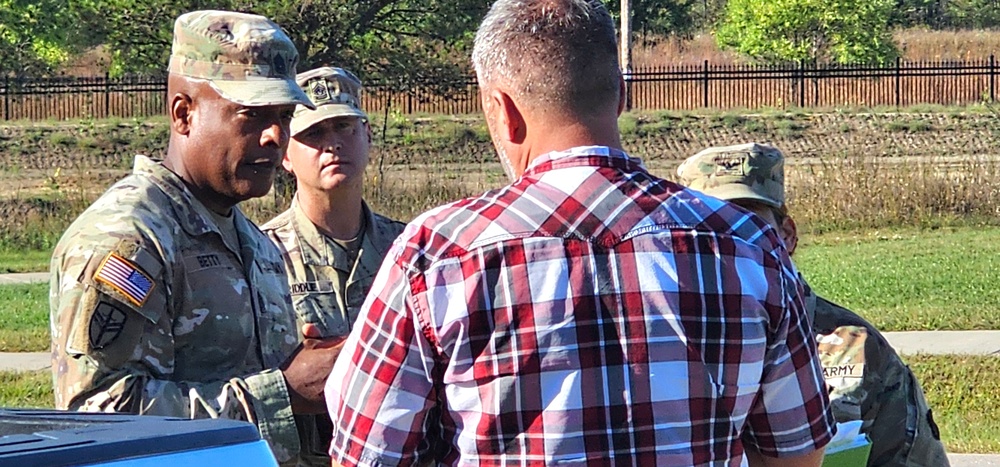 Fort McCoy holds September 2025 ‘walking town hall’ with installation housing residents