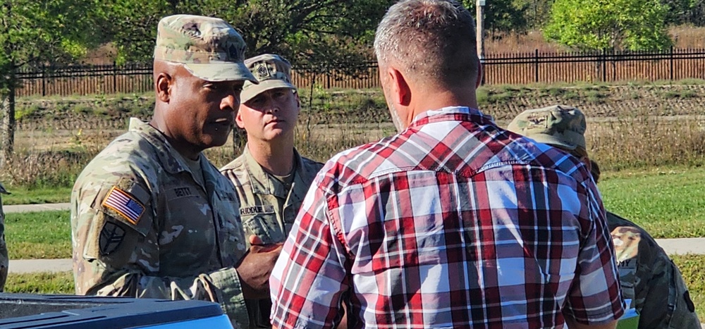 Fort McCoy holds September 2025 ‘walking town hall’ with installation housing residents