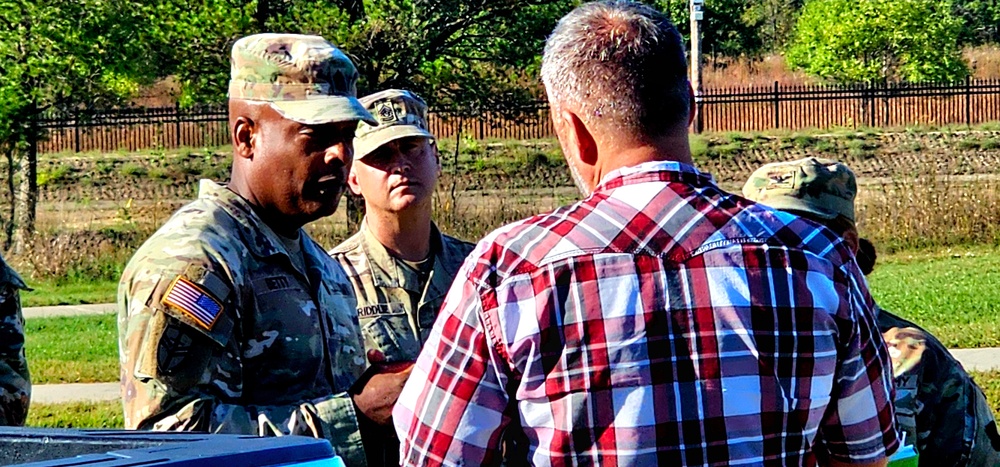 Fort McCoy holds September 2025 ‘walking town hall’ with installation housing residents