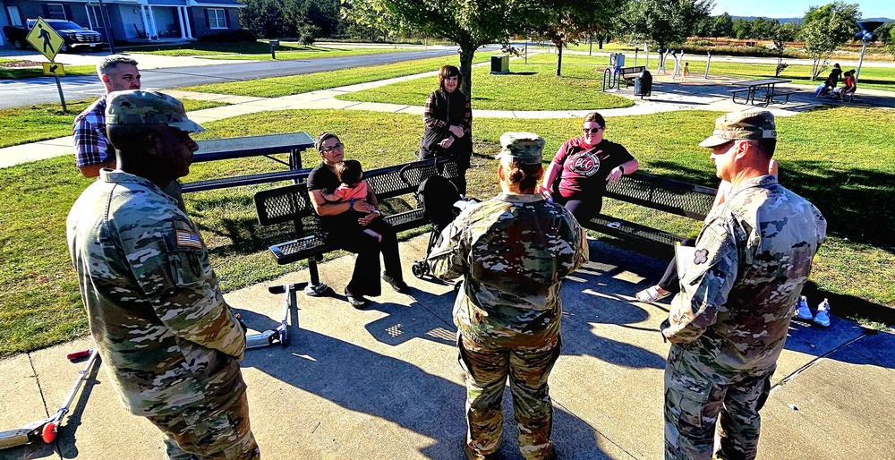 Fort McCoy holds September 2025 ‘walking town hall’ with installation housing residents