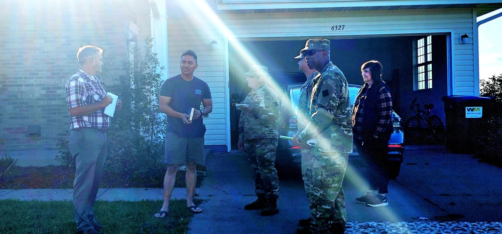 Fort McCoy holds September 2025 ‘walking town hall’ with installation housing residents