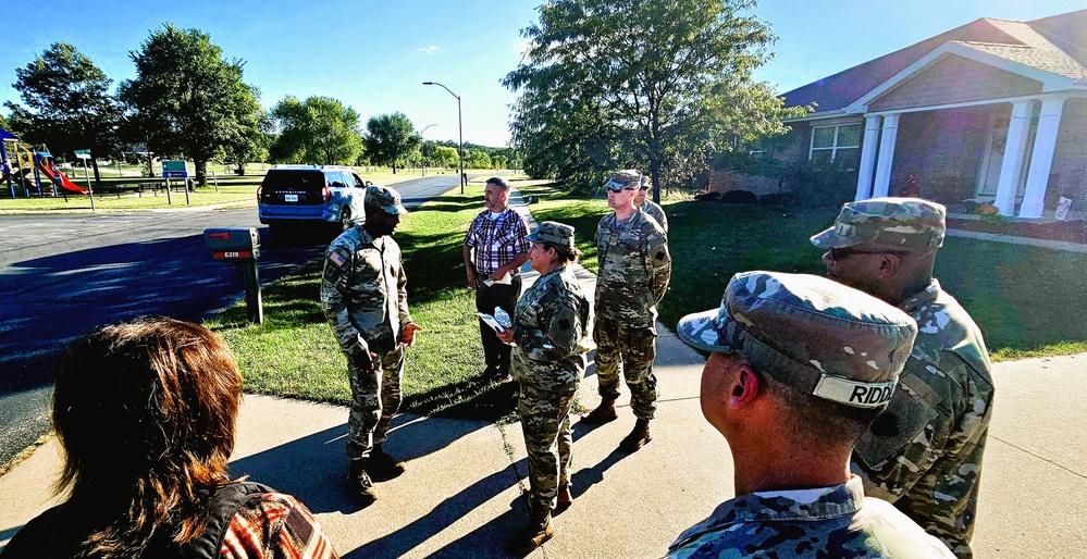 Fort McCoy holds September 2025 ‘walking town hall’ with installation housing residents