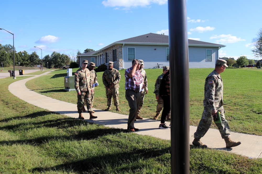 Fort McCoy holds September 2025 ‘walking town hall’ with installation housing residents