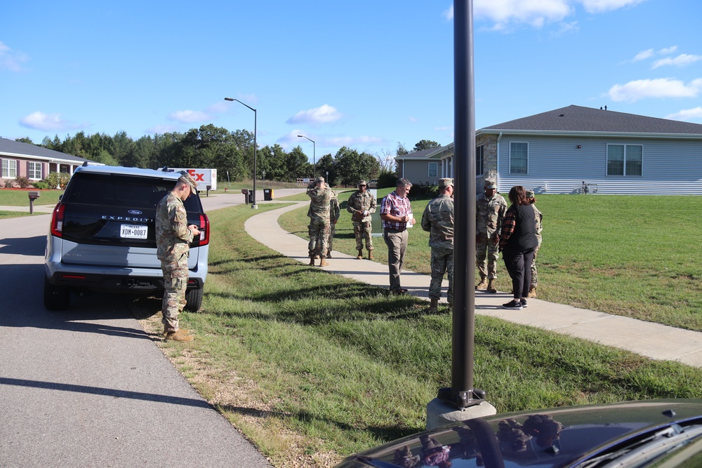 Fort McCoy holds September 2025 ‘walking town hall’ with installation housing residents