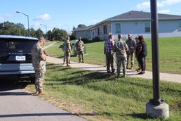 Fort McCoy holds September 2025 ‘walking town hall’ with installation housing residents