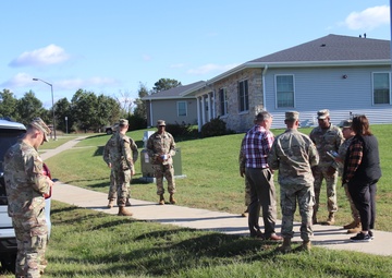 Fort McCoy holds September 2025 ‘walking town hall’ with installation housing residents