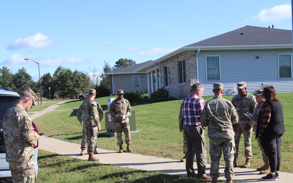 Fort McCoy holds September 2025 ‘walking town hall’ with installation housing residents
