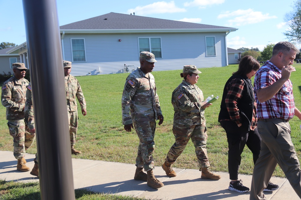 Fort McCoy holds September 2025 ‘walking town hall’ with installation housing residents