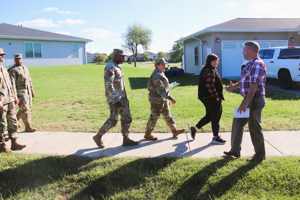 Fort McCoy holds September 2025 ‘walking town hall’ with installation housing residents