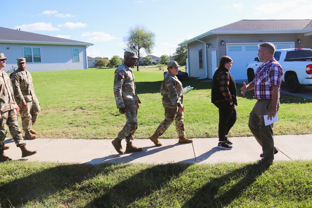 Fort McCoy holds September 2025 ‘walking town hall’ with installation housing residents