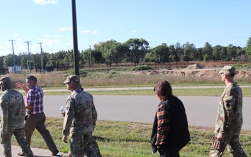 Fort McCoy holds September 2025 ‘walking town hall’ with installation housing residents