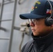 PS2 John Paul Vincent establishes communication as a phone talker from amidships