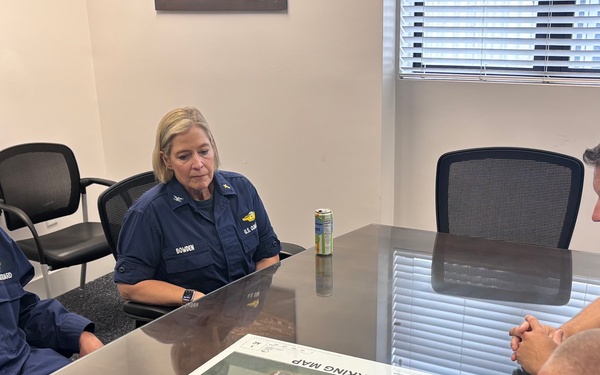 HEADLINE:   The Chaplain of the Coast Guard visits with Coast Guard Sector Los Angeles-Long Beach for wellness to members in operations.