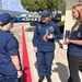 The Chaplain of the Coast Guard visits with Coast Guard Sector Los Angeles-Long Beach for wellness to members in operations.