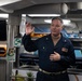 COMMANDER, DESTROYER SQUADRON 9 VISITS USS WAYNE E. MEYER