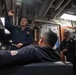 COMMANDER, DESTROYER SQUADRON 9 VISITS USS WAYNE E. MEYER
