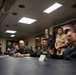 COMMANDER, DESTROYER SQUADRON 9 VISITS USS WAYNE E. MEYER