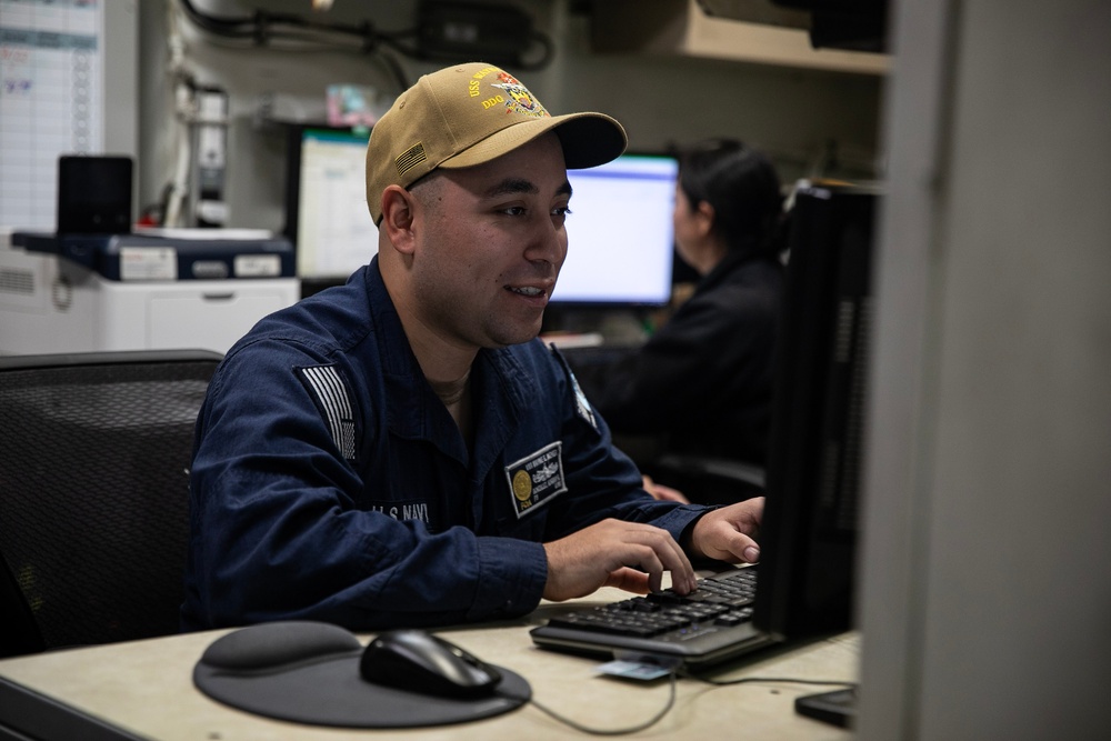 USS WAYNE E. MEYER CONDUCTS ROUTINE OPERATIONS