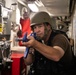 USS WAYNE E. MEYER SAILORS CONDUCT VBSS TRAINING