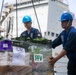 USS WAYNE E. MEYER SAILORS CONDUCT RAS WITH USNS JOHN LEWIS