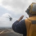 USS WAYNE E. MEYER SAILORS CONDUCTS FLIGHT OPERATIONS
