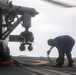 USS WAYNE E. MEYER SAILORS CONDUCTS FLIGHT OPERATIONS