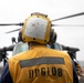 USS WAYNE E. MEYER SAILORS CONDUCTS FLIGHT OPERATIONS