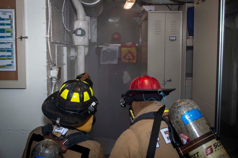 Abraham Lincoln conducts routine operations