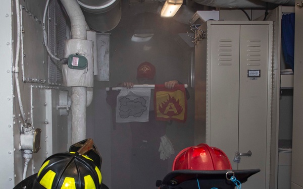 Abraham Lincoln conducts routine operations