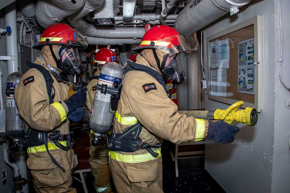 Abraham Lincoln conducts routine operations