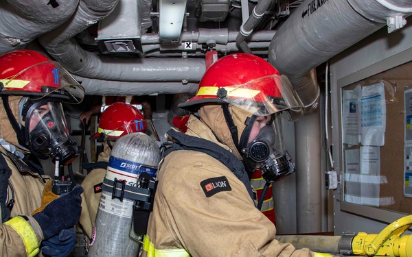 Abraham Lincoln conducts routine operations