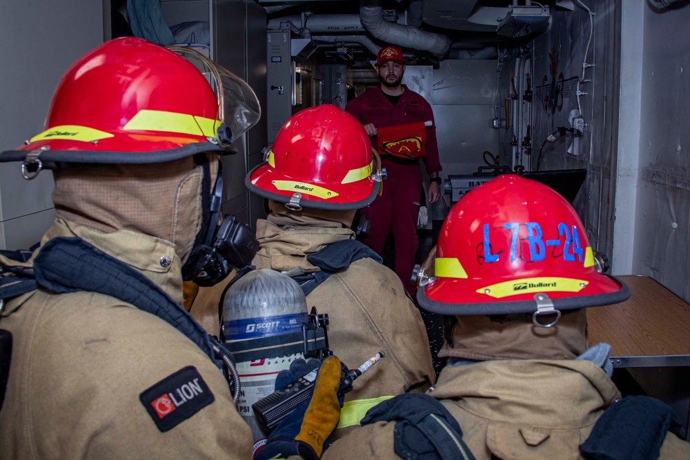 Abraham Lincoln conducts routine operations