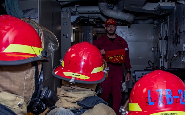 Abraham Lincoln conducts routine operations