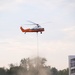 Helicopter lift at Louisville VA Medical Center