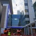 Helicopter lift at Louisville VA Medical Center