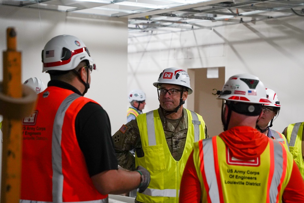USACE commanding general visits Louisville District sites