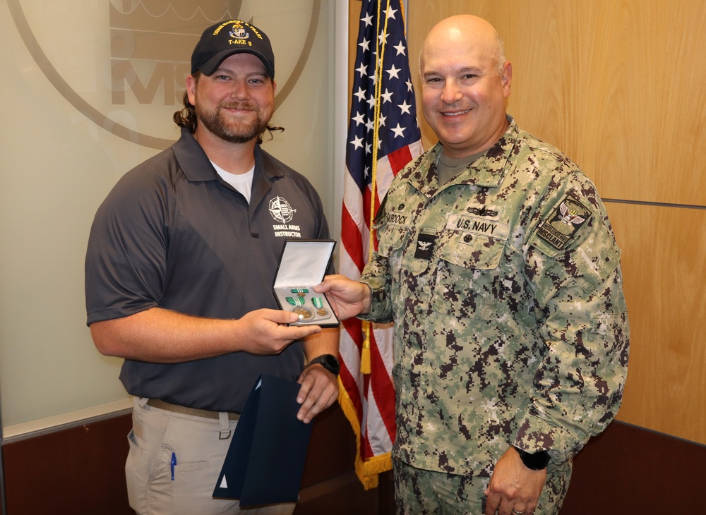 Brandon Markey Receives Prestigious Navy Award for Service in NORTHCOM