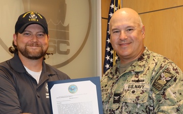 Brandon Markey Receives Prestigious Navy Award for Service in NORTHCOM