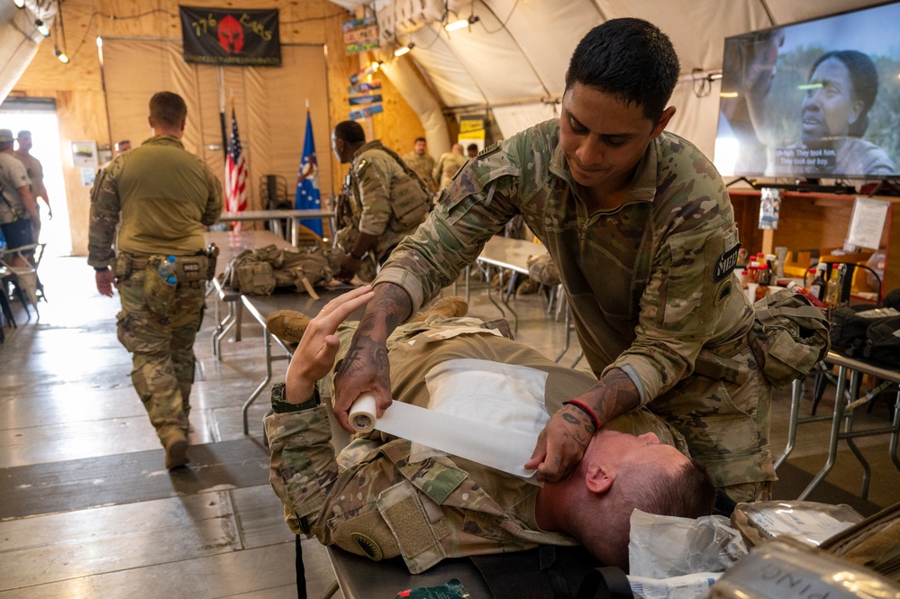 449th Air Expeditionary Group provides support for mass casualty exercise Pale Serpent