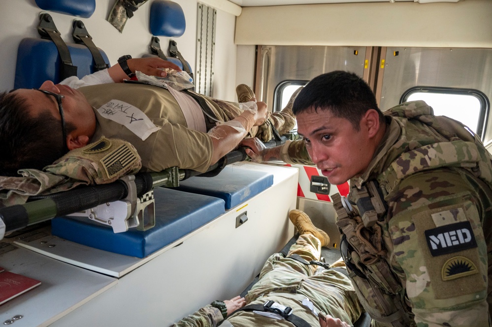 449th Air Expeditionary Group provides support for mass casualty exercise Pale Serpent