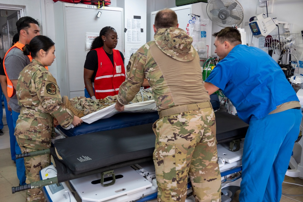 449th Air Expeditionary Group provides support for mass casualty exercise Pale Serpent