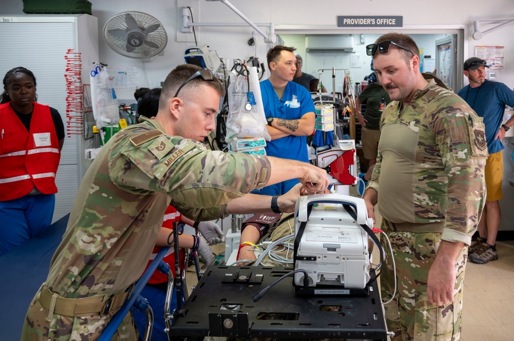 449th Air Expeditionary Group provides support for mass casualty exercise Pale Serpent