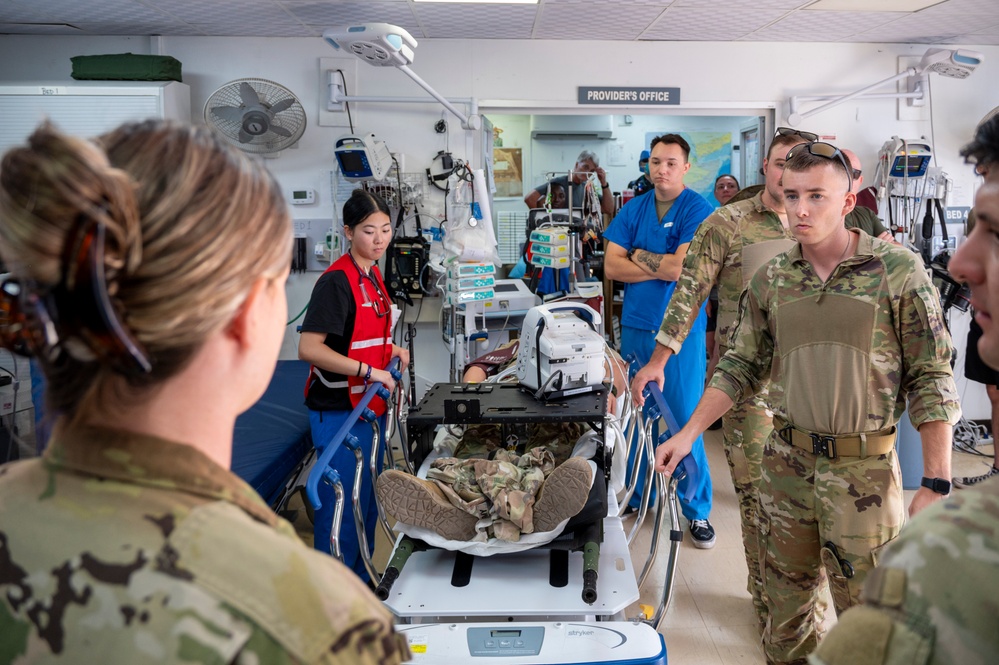 449th Air Expeditionary Group provides support for mass casualty exercise Pale Serpent