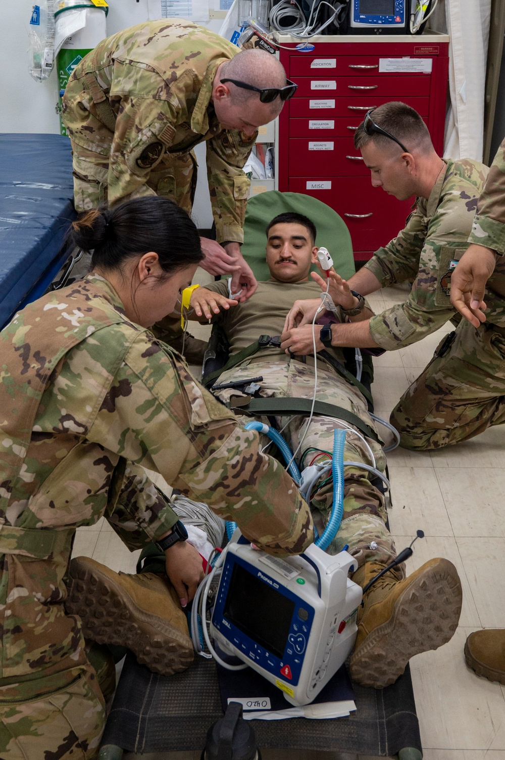 449th Air Expeditionary Group provides support for mass casualty exercise Pale Serpent