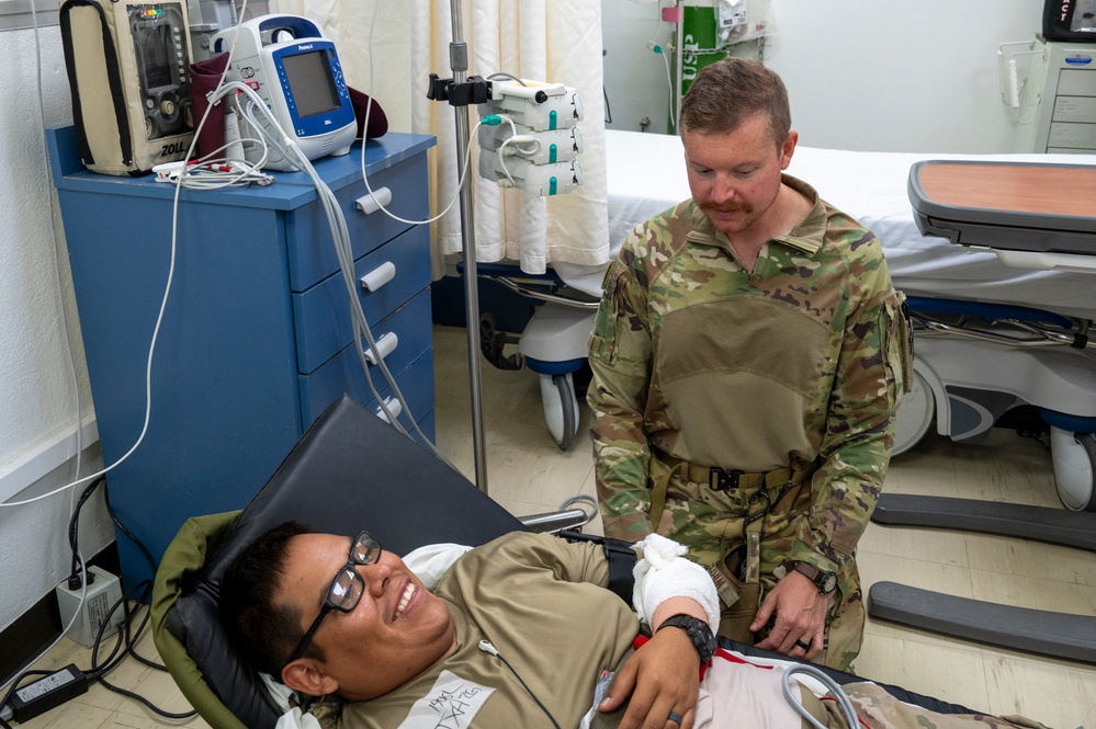 449th Air Expeditionary Group provides support for mass casualty exercise Pale Serpent