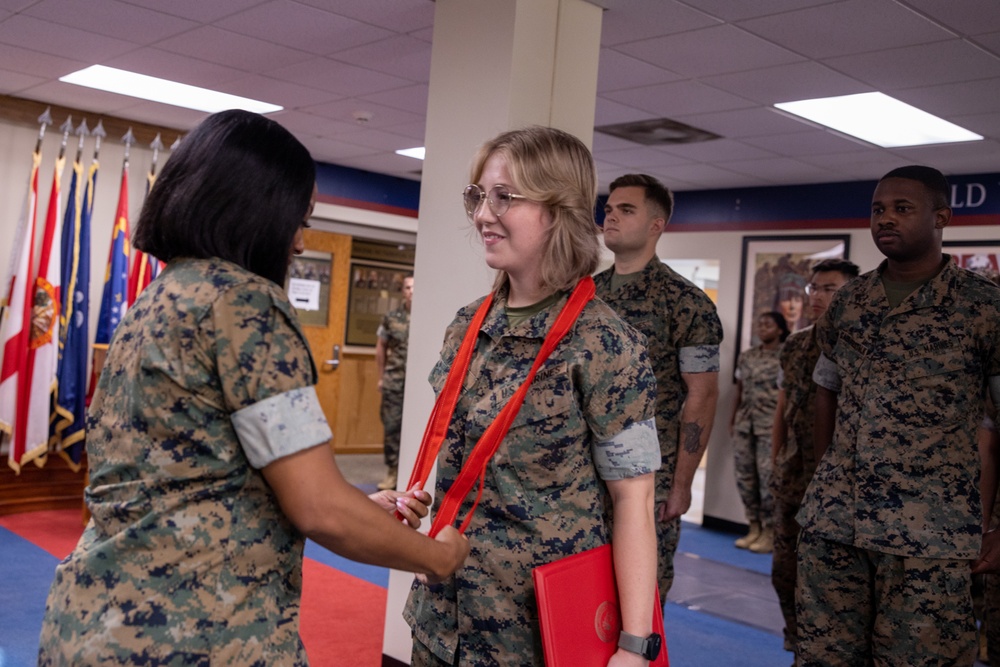 6th Marine Corps District Corporal Willis Promotion