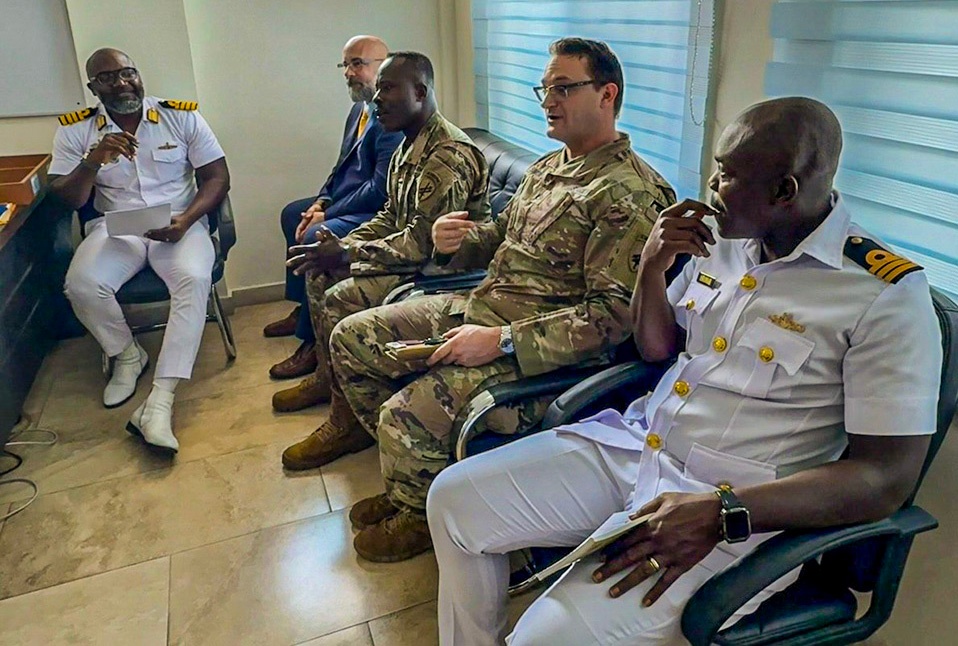 SETAF-AF civil affairs team improves burden-sharing in counternarcotics tabletop exercise with Ghanaian partners